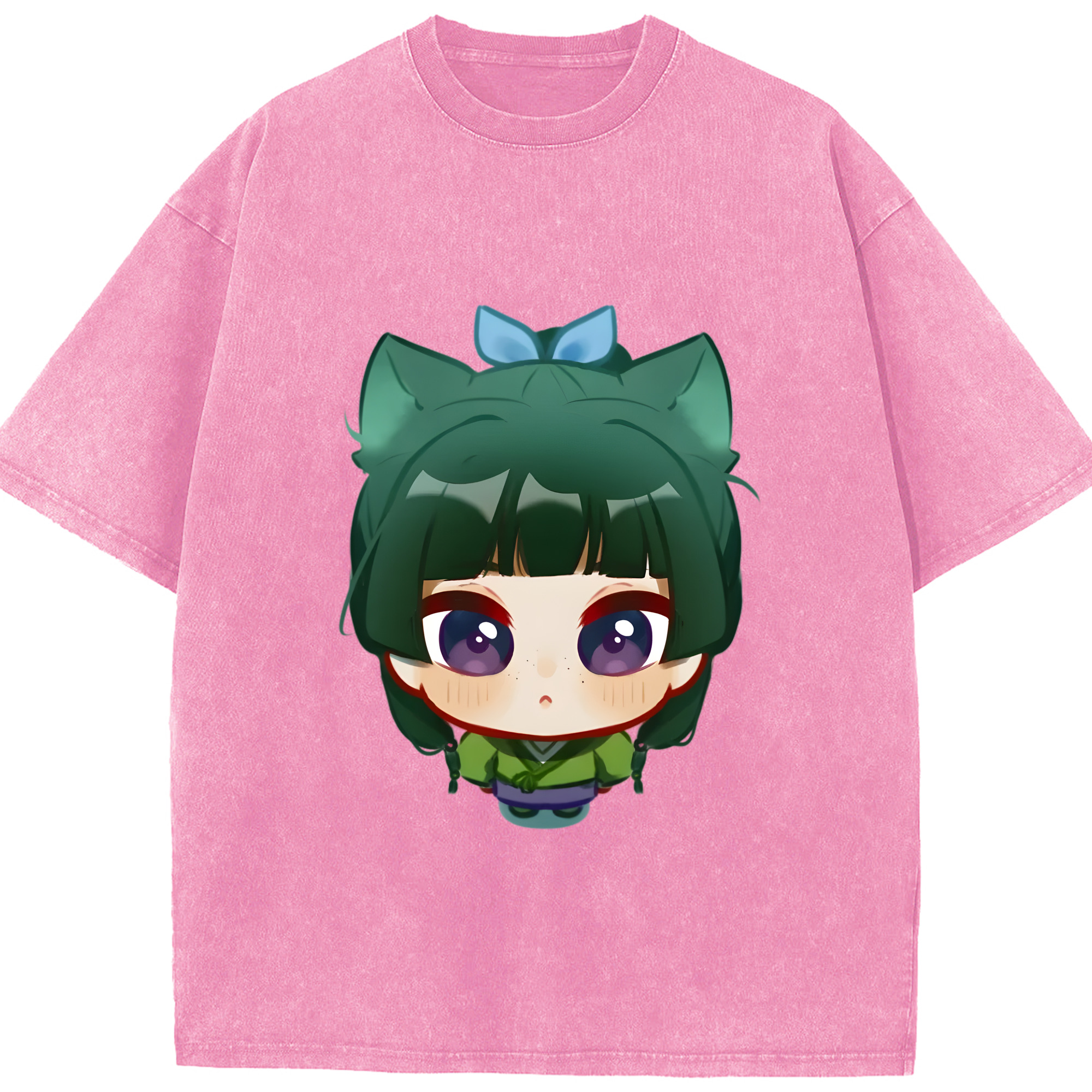 （画像用） 薬屋のひとりごと The Apothecary Diaries 綿100% ヴィンテージ風 半袖Tシャツ（フロントプリント）